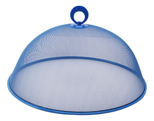 Pantalla De Malla Metálica Para Alimentos, Cubierta De Azul