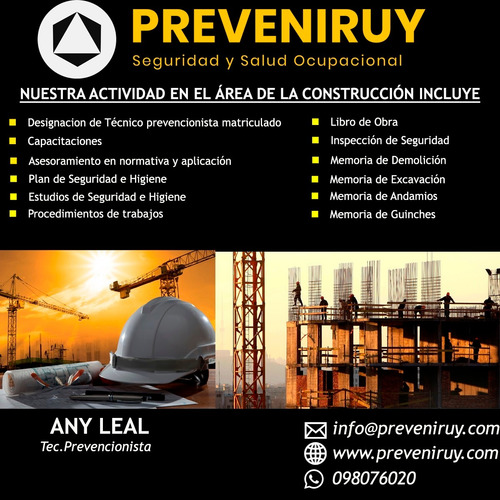 Imagen 4 de 10 de Técnico Prevencionista , Seguridad Y Salud Laboral