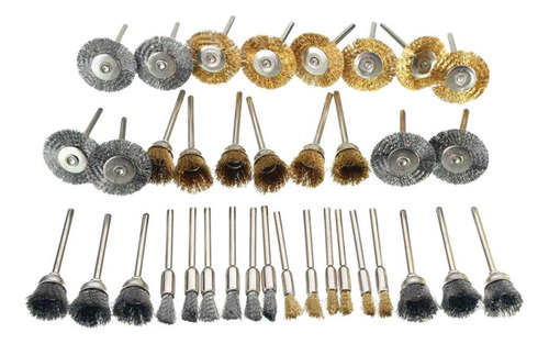 36-piece Round Heavy Duty Wire Brush Set 2024