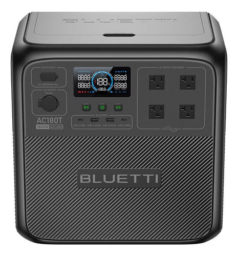 Generador Eléctrico Portátil Bluetti Ac180t 1800 W / 1433wh