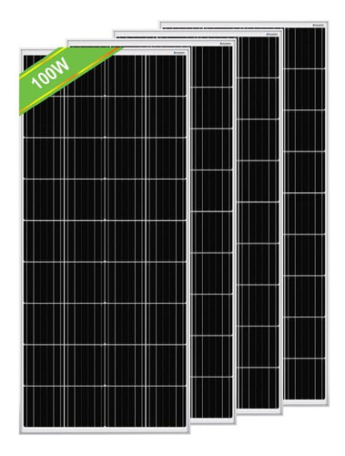 Eco-worthy Paneles Solares De 400 W, 4 Unidades De Modulo De