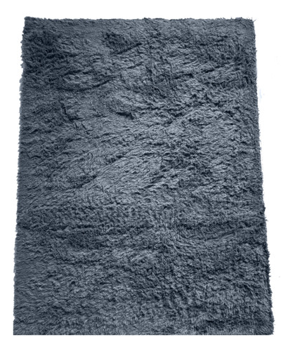 Alfombra Peluda Shaggy Gris 200x220