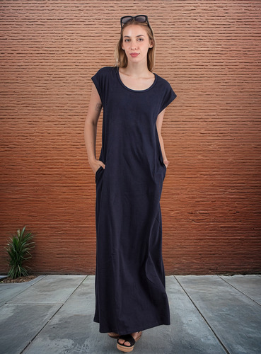 Maxi Vestidos Mujer Verano De Algodon Talle Grande Liviano