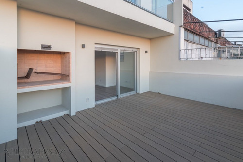 Imagen 6 de 9 de Apartamento A Estrenar 2 Dormitorios 1 Baño, Terraza Con Parrillero- Plaza Cagancha - Centro
