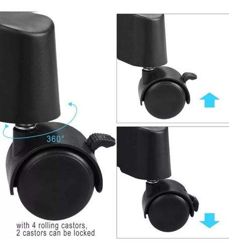 Rack Negro Doble Ajustable