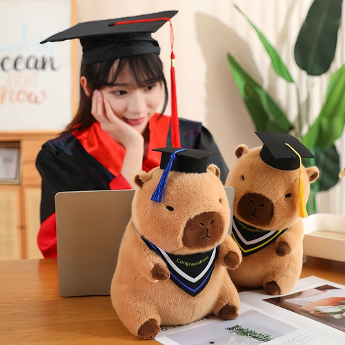 2 Muñecos De Peluche Divertidos De Capibara Para Regalos Par
