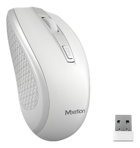 Mouse Inalámbrico 2.4ghz Ergonómico Mt - R560 - Meetion Color Blanco