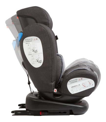 Imagen 5 de 6 de Silla Para Carro Giro Isofix Bebesit