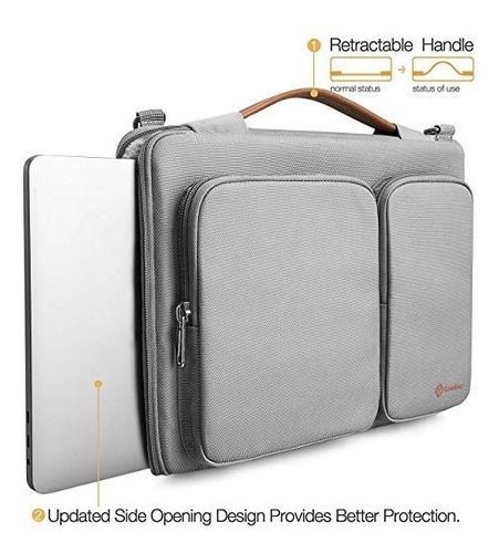 Bolso Tomtoc 13 14 15 Pulgadas Funda Protectora De Laptop, P