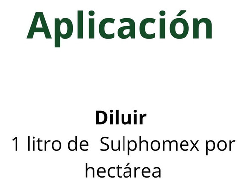 Imagen 2 de 3 de Fertilizante, Fungicida Y Acaricida - Sulphomex - Azufre