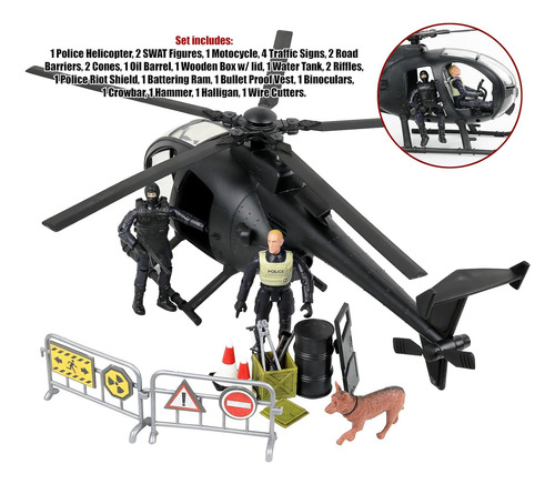 Haga Clic En N Play Military Swat Elite Unit Rescue, 12 Figu