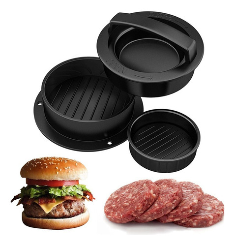 Hamburger Beef Carne Grill Burger Press Molde Para Hamburgue