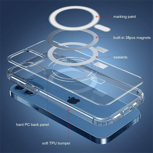 Carcasa Magsafe Para iPhone 12 / 12 Pro / 12pro Max / 12mini
