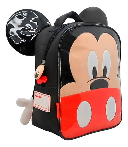 Mochila Mickey Mouse Escolar Con Orejas Y Manos Disney