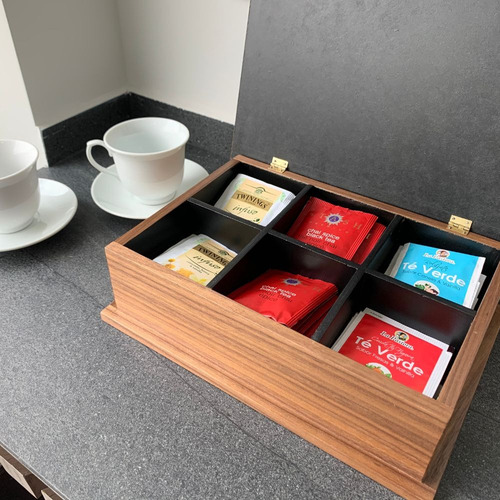 Cofre Para Té Nogal