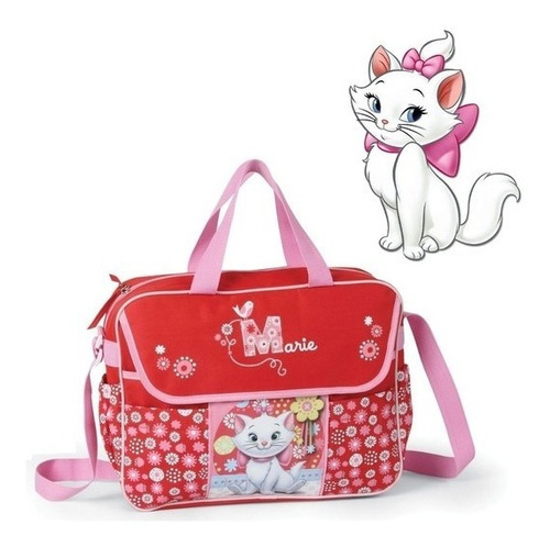 Bolsa Maternidade Gatinha Marie Disney Com Trocador Baby Go