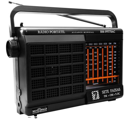 Imagem 2 de 5 de Rádio Motobrás Rm-pft73ac 7 Faixas Fm