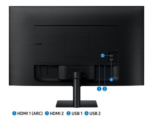 Imagen 7 de 10 de Monitor Smart Samsung Flat M5 32 Wifi Bluetooth Apps Cta