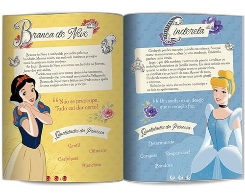 Imagem 3 de 6 de Livro 500 Adesivos E Atividade Princesas Disney Culturama