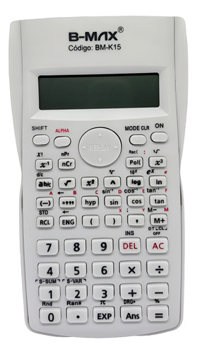Calculadora Científica De Engenharia 240 Funções 12 Dígitos Branco