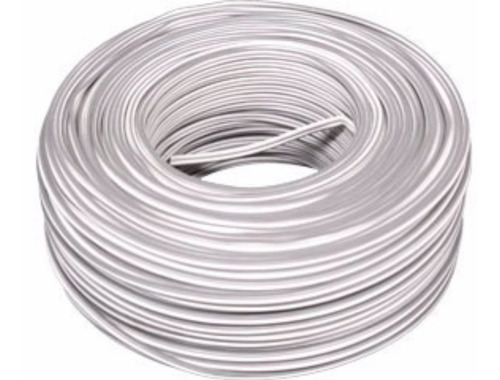 Cable Gemelo Blanco 3x2 Mm - Rollo De 100 Metros - Deltero