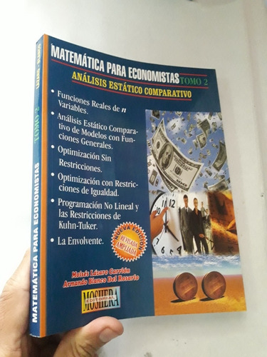 Libro De Matematica Para Economistas Tomo 2 Lazaro