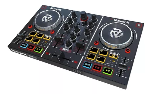 Numark Party Mix II - Controladora DJ, mesa de mezclas con luces  integradas, mezclador DJ e interfaz audio, con Serato DJ Lite : :  Instrumentos musicales