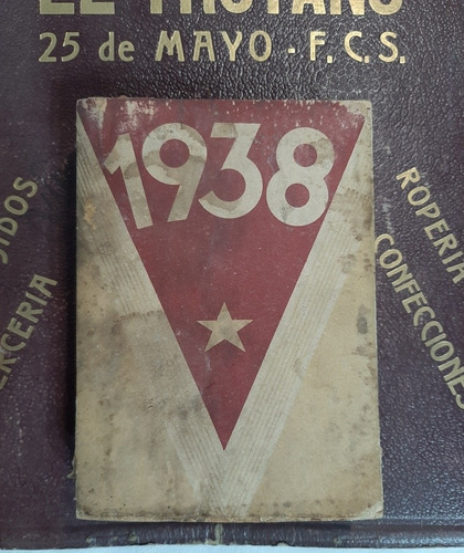 Imagen 2 de 4 de Antiguo Almanaque 1938 Sin Uso Ro 400