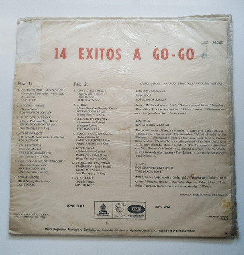 Los Diablos Azules, Los Beatniks - 14 Éxitos Go Go J      