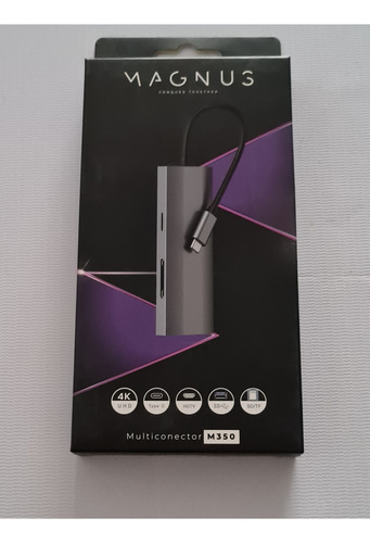 Adaptador Multi Conector Hub Usb C Hdmi X1 Usb X3 Sd Tf