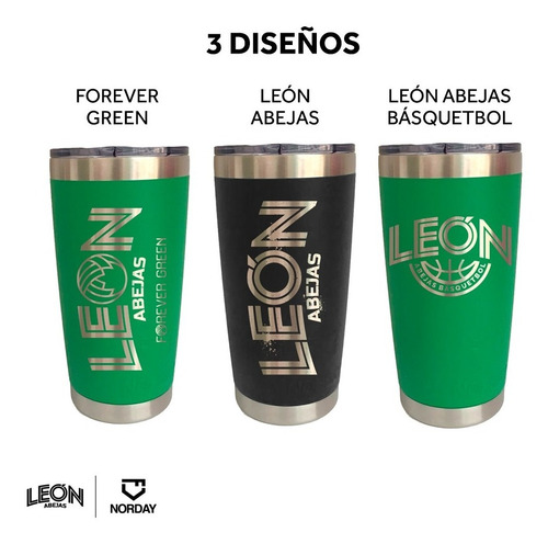 Imagen 3 de 4 de Termo Abejas De León Norday 20oz