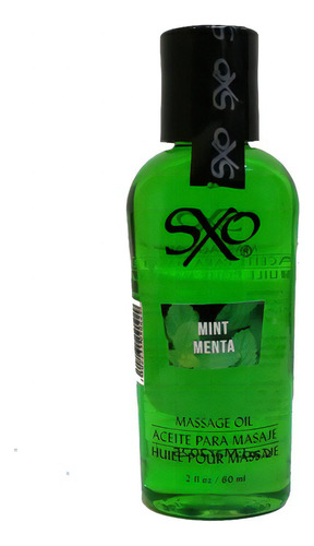 Lubricante Para Masaje Sabores Comestible Sxo Todo Cuerpo Sabor Menta