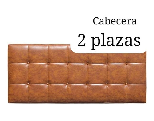 Cabecera De 2 Plazas De Cuerina