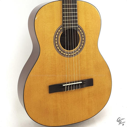 Imagen 8 de 10 de Guitarra Criolla Clasica Abeto 31p Concierto Caoba Maciza