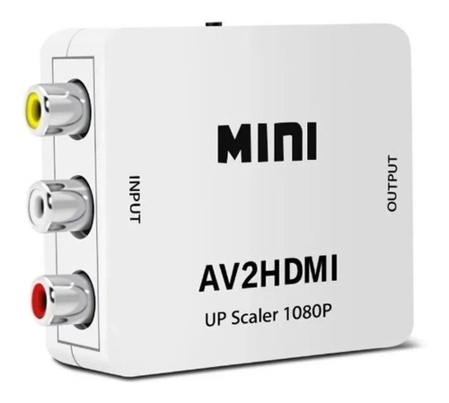 Cabo Adaptador Conversor De Video 3rca 2av Para Hdmi 1080p