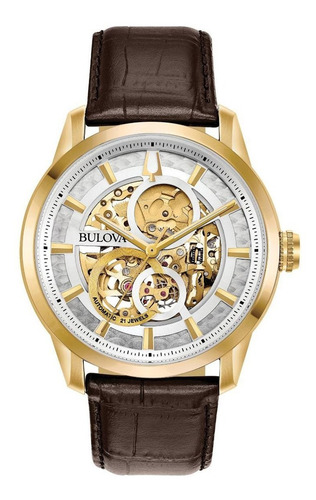 Reloj Bulova Sutton Skeleton Original Hombre Time Square
