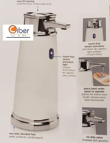 Imagen 2 de 7 de Dispensador Con Sensor Automatico P/gel Antibacterial /jabón
