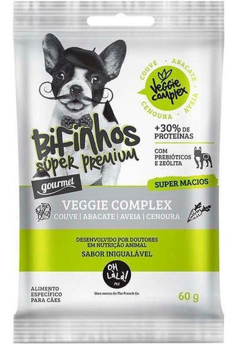 Bifinhos Super Premium Para Cães Veggie Complex 60gr Oh Làlà