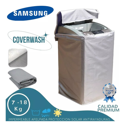 Cover Wash De Digital Con Burbuja Impermeable Samsung 16k*
