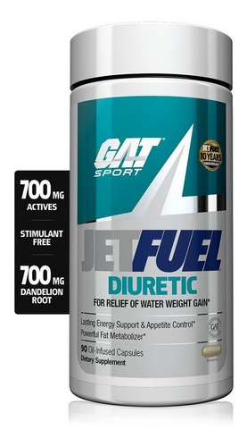 Termogenico Gat Sport Jetfuel Diuretic 90 Cápsulas Diuretico