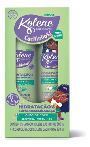  Kit Shampoo E Condicionador Kolene Cachinhos
