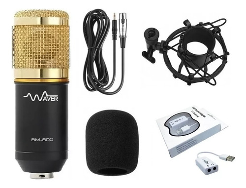 Microfone Bm800 Bm 800 Profissional Estúdio Gravação De Voz