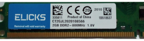 Memória Ram Ddr2 2gb Pra Computador