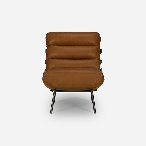 Poltrona Rosen Ponti Cuero Camel