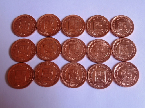 Lote De 15 Monedas Cinco Centimos 2009 Unc