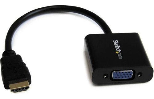 Conversor Vga A Hdmi Con Audio Adaptador Cable Tv Hd 1080p