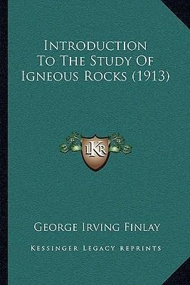 Libro Introduction To The Study Of Igneous Rocks (1913) -...