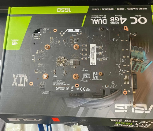 Imagen 3 de 4 de Tarjeta De Video Gtx 1650 4gb Cambio