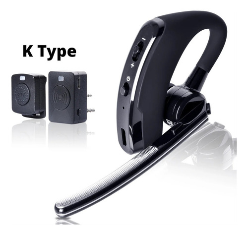 Walkie Talkie Headset Ptt Auricular Inalámbrico Bluetooth 4.