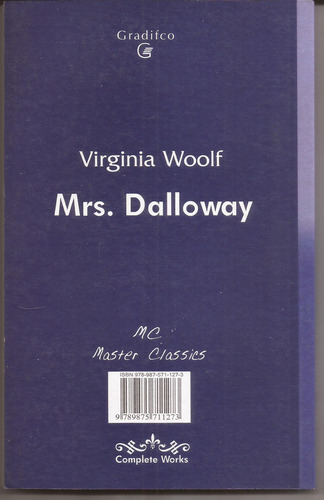 Mrs Dalloway Libro Nuevo En Ingles Virginia Woolf
